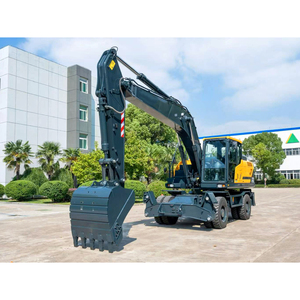 Excavatrice sur roues lourde HW210 de 21,9 tonnes - Moteur <span class=keywords><strong>C</strong></span> B7 de 150 kW, puissance de creusement élevée, système hydraulique EPFC de classe IV pour l'exploitation minière - Product Image 1