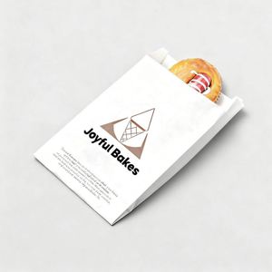 Custom Fast Food Hot <b>Dog</b> Sandwich Burger Food Packaging Paper Bag Packaging Oil Proof Paper Bag Bakery Cookie Bag - Product Image 3
