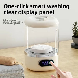<span class=keywords><strong>Mini</strong></span> Lavatrice Portatile a Caricamento dall'Alto Completamente <span class=keywords><strong>Automatica</strong></span> Alimentata Tramite USB per Biancheria Intima e Calzini, Ideale per Dormitori Universitari - Product Image 3