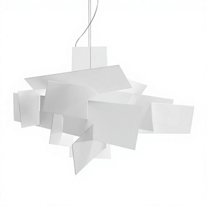 Lustre empilable moderne et épuré <span class=keywords><strong>Foscarini</strong></span> BigBang pour chambre et salon, en ABS et châssis métallique, LED 3000K, fabriqué en Chine continentale - Product Image 1