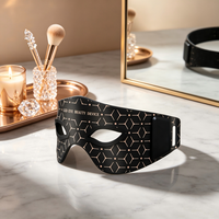 Masque pour les yeux à microcourant et lumière rouge, favorise la production de collagène, relève le contour des yeux, élimine les rides, améliore la texture de la peau, rechargeable