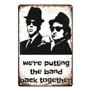 Letreros Metálicos Vintage al por Mayor de Fábrica, 20*30cm, Decoración de Pared Industrial de Estaño, Letrero Colgante Clásico de Película Antigua de Kung Fu para Decoración del Hogar - Product Image 3