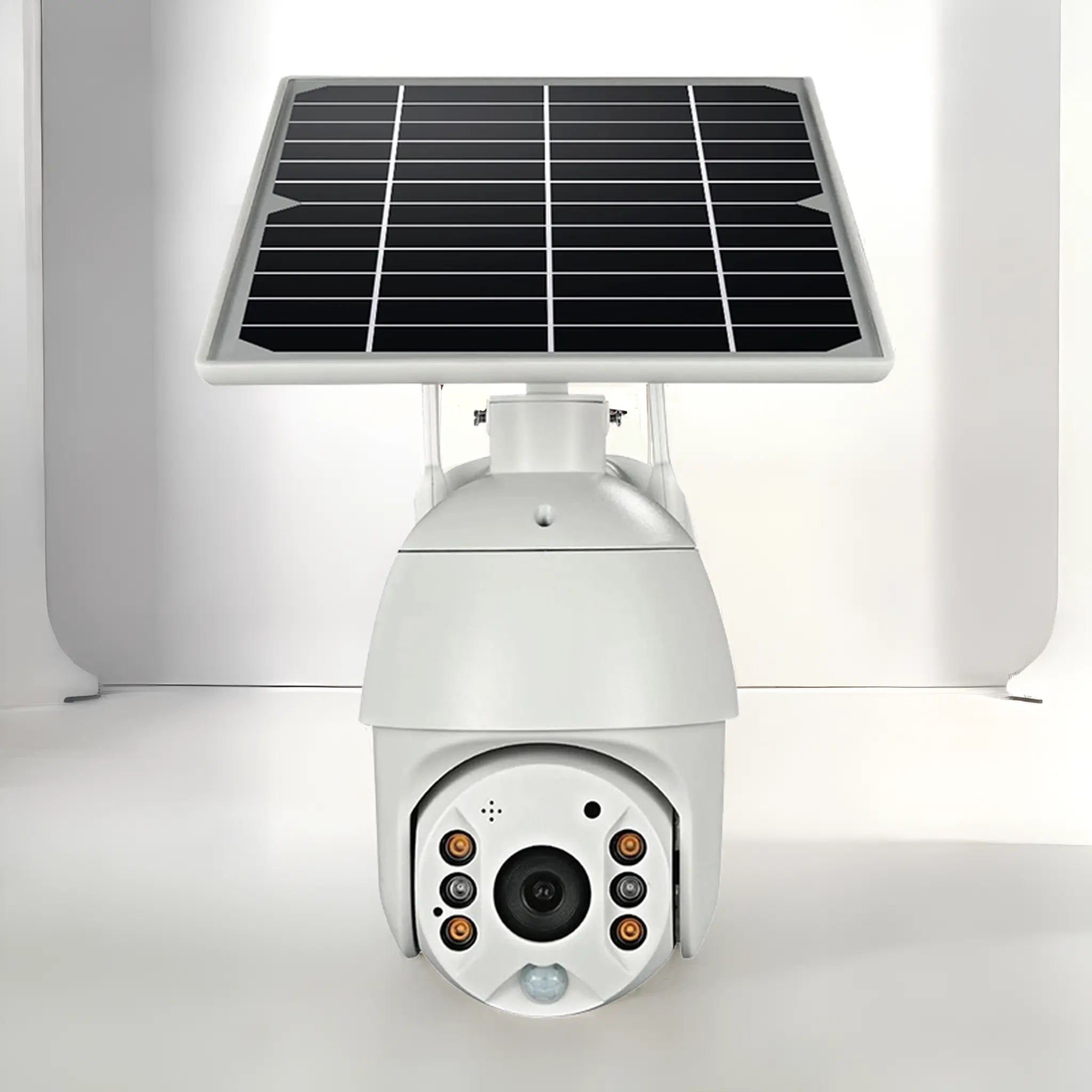 Caméra de sécurité solaire extérieure étanche IP67 CCTV 3MP HD Caméra solaire extérieure PTZ sans fil ICSEE