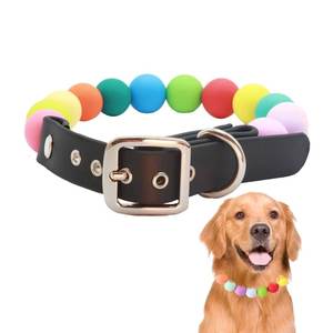 <span class=keywords><strong>Collar</strong></span> de Perro Ajustable de Silicona con Cuentas, Joyería Elegante, Personalizado, Impermeable, Bonito, Colorido, Femenino, <span class=keywords><strong>Collar</strong></span> de Perro Resistente - Product Image 3