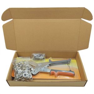Alicate manual portátil ligero de 10 mm para ojales, remaches y perforaciones, herramienta de crimpado DIY OEM para cortinas y cuero - Product Image 6