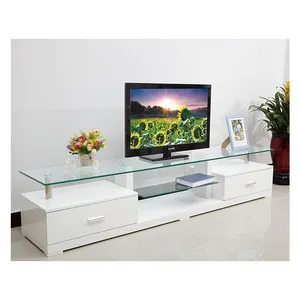 Living Room Furniture High Gloss Thin Low Long Rustic Cheap Farmhouse 55 65 75 80 85 Inch Modern White Corner Tv Stand For Sale
