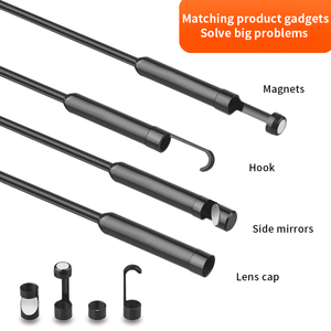 Caméra d'endoscopie automobile Full HD CMOS MicroUSB Type-C Smartphone Android 5M 10m Câble rigide flexible 8mm IP67 Étanche 30fps Cloud - Product Image 5