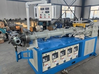 Ligne de découpe et de traction entièrement automatique pour tuyaux en PVC/plastique, machine de découpe et de tirage de tuyaux, économie d'énergie, 380V