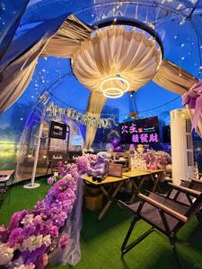 Le Più Recenti Tiny House Pronte per la Spedizione, Tenda Geodetica a Cupola Trasparente per Glamping con Vista Stellata per Uso Esterno - Product Image 4