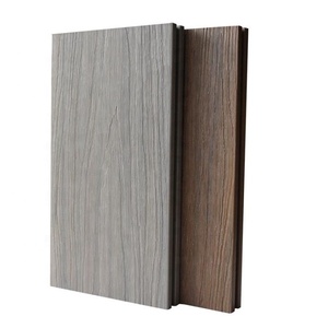 Plancher composite extérieur en WPC bicolore brossé, co-extrusion durable, antidérapant, imperméable, aspect teck, garantie 20 ans - Product Image 2