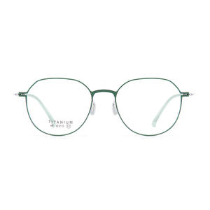 Monture de lunettes ovale en TITANE 6315 unisexe, légère, monture complète, verres en résine - Product Image 1