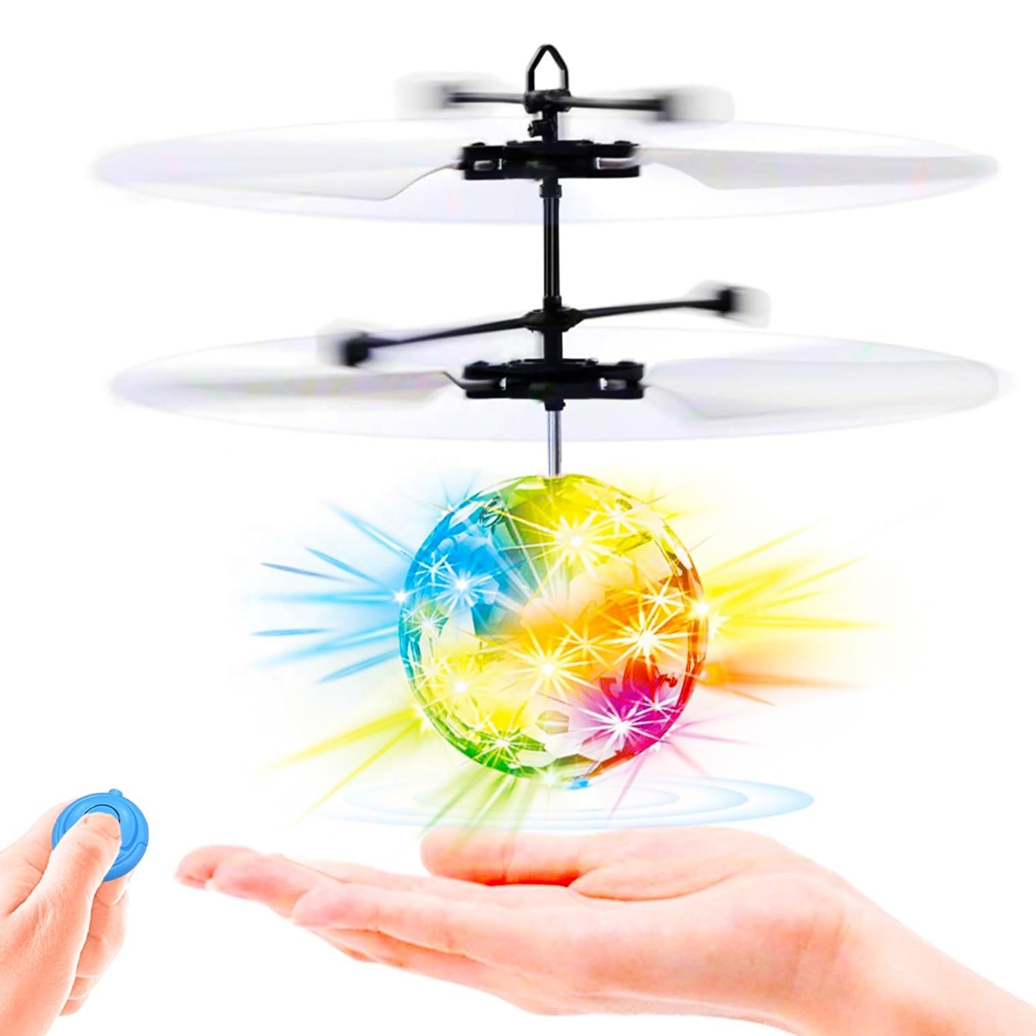 Kids Flying Orb Ball,Upgraded Orbiter Flying Disco Ball Mini Drone