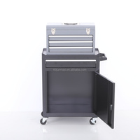 2 en 1 : Armoire à outils roulante compacte et boîte à outils portable pour mécanicien, en acier laminé à froid, personnalisable OEM/ODM, avec roues, pour garage