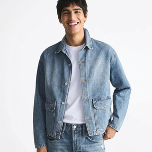 High Street Style Men's <b>Denim</b> <b>Jackets</b> Best Quality <b>Custom</b> Private Label Winter Season Hot Selling at an Price - Product Image 1