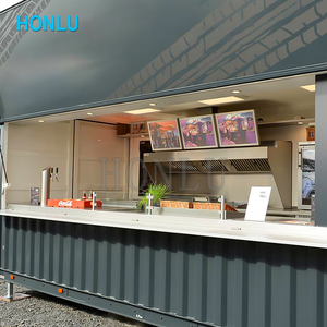 Conteneur commercial mobile 20ft 40ft pour restaurant BBQ, bar, restauration rapide, pizzeria, cuisine en conteneur à vendre, autres conteneurs - Product Image 3
