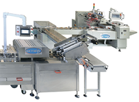 Machine à sandder et d'emballage de crème glacée entièrement automatique, pour conception de biscuits, nouveau
