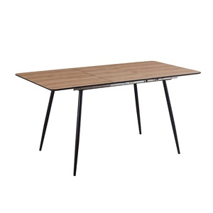 Bán buôn MDF mở rộng bảng bàn ăn đặt với lớp phủ điện chân cà phê Cafe bảng với sáu ghế - Product Image 2