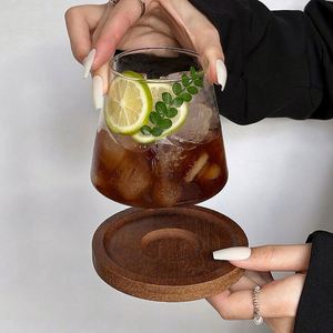 High Quality Conical Glass Tumbler Iced <b>Coffee</b> Juice Milk Transparent Breakfast High Borosilicate Home Reusable Customizable - Product Image 2