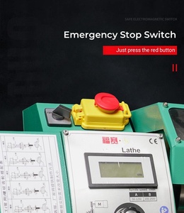 تخفيضات رائجة 2024 ماكينة مخرطة Fusai FS-400 بقوة 1000 واط معتمدة بشهادة CE، مخرطة معدنية وخشبية صغيرة يدوية للاستخدام على الطاولة - Product Image 4