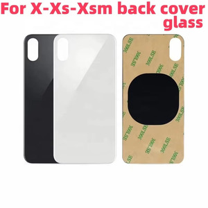 ชิ้นส่วนกระจกฝาหลัง iPhone X-Xs-Xsm สำหรับเปลี่ยนเร็ว พร้อมช่องกล้องที่แม่นยำ ฝาครอบแบตเตอรี่แบบมีรูใหญ่ พร้อมกาว - Product Image 2