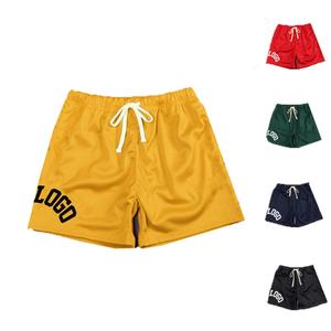 Pantalones Cortos Deportivos Casuales de Poliéster 100% para Hombre, Ecológicos, Transpirables, de Malla, para Gimnasio, Verano, Cintura Media - Product Image 2