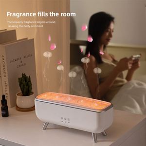 Intelligent <b>Ultrasonic</b> Essential Oil Humidifier Aromatherapy <b>Diffuser</b> 300ml Plastic Jellyfish Smoke Ring Design Remote Hotel - Product Image 3