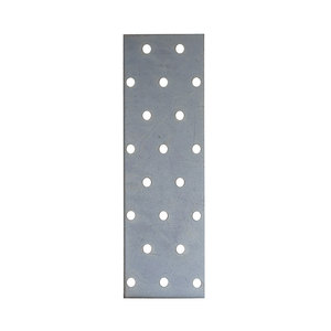 Placa de acero galvanizado perforado de 50x120mm de servicio pesado Art. 352 SIPA para materiales de construcción metálicos - Product Image 1