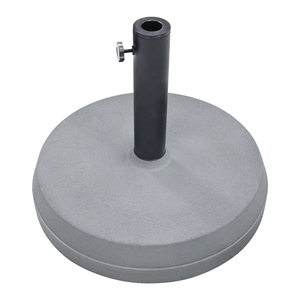 Heavy <strong>Concrete</strong> and Steel Round Outdoor <strong>Parasol</strong> Patio Umbrella <strong>Base</strong> - Product Image 4