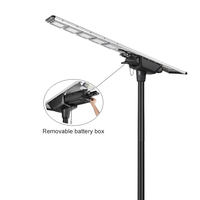 Lampes solaires 2026 : Nouvelle lampe solaire tout-en-un pour éclairage routier, du crépuscule à l'aube, avec télécommande, pour éclairage public extérieur