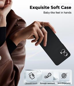 Housse en fibre de silicone liquide Micro fibre souple pour MOTO G POWER 5G 2024 G85 G24 G04 Power EDGE 50 50PRO FUSION 4g 5g Case - Product Image 3