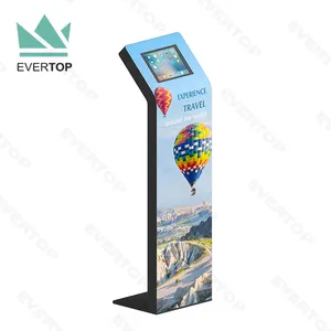 Stand Kiosk LSF06 Anti-Theft Floor Free Standing Tablet PC Kiosk For IPad/Android Trade Show Kiosk Touch Screen Stand Secure With Lock