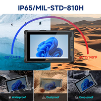 ONERugged Tableta Robusta M10A, 10.1 Pulgadas Windows 11, Huella Dactilar, Impermeable IP65, GPS, NFC, RS232, Tableta con Batería Intercambiable en Caliente