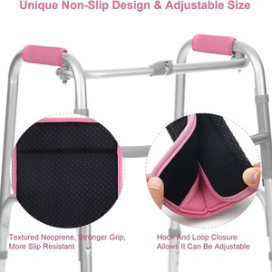 Cushion <b>Suitcase</b> Fitness Walker Handle Armrest <b>Cover</b> Terylene Non-slip Wheelchair Grip Pad - Product Image 2