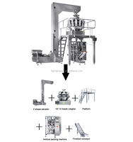 Machine à emballer multifonctionnelle de sac de guimauve de salade de haricots de chocolat de catégorie comestible machine d'emballage de tranche de granule