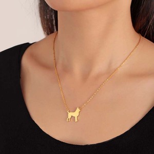Nouveau <span class=keywords><strong>collier</strong></span> pendentif en acier inoxydable pendentif en forme de chien <span class=keywords><strong>Chihuahua</strong></span> et <span class=keywords><strong>collier</strong></span> animal - Product Image 5