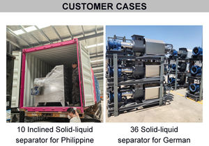 Séparateur solide-liquide à écran incliné automatique avec méthode de séparation des vibrations Composants de base, y compris le moteur et la boîte de vitesses - Product Image 2