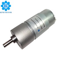 ارتفاع عزم دوران 37 Dia Reductor 12V 24v 6v علبة التروس ، فرشاة كهربائية عالية دورة في الدقيقة محرك بدون فرش للروبوت
