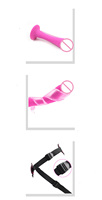 Double Dildo Strapon avec Harnais Élastique, Dildo à Sangle pour Femmes Lesbiennes, Jouet Sexuel pour Adultes, Dildo Vibrant Télécommandé