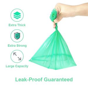 Bolsas al por mayor para excrementos de perro, portátiles, de paja de trigo, suministros de limpieza para mascotas, bolsas de basura para mascotas, estilo popular, bolsas biodegradables para excrementos de perro. - Product Image 5