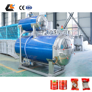 Autoclave de stérilisation entièrement automatique en acier inoxydable pour ketchup, machine industrielle de stérilisation des herbes <span class=keywords><strong>alimentaires</strong></span> haute performance - Product Image 1