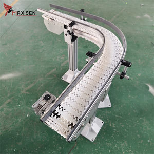 Pabrik disesuaikan sistem konveyor rantai fleksibel minuman kurva Slat sabuk konveyor - Product Image 2