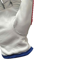 Gants en cuir résistants aux chocs OEM & ODM avec protection TPR pour équipements lourds