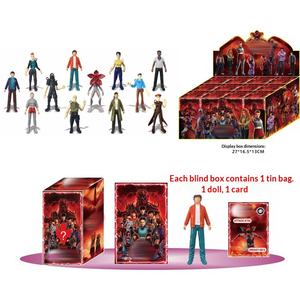 Figuras de PVC de 4 pulgadas de <span class=keywords><strong>Stranger</strong></span> <span class=keywords><strong>Things</strong></span> Temporada 5, estilo 6, mercancía de cine y TV, modelo de kit de garaje, llavero, caja sorpresa transfronteriza - Product Image 4