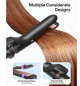 ชุดแผ่น PTC สำหรับยืดผมและดัดผมพร้อมแปรงความร้อนใช้ภาษาฝรั่งเศสสำหรับใช้ในโรงแรม - Product Image 4