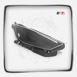 Premium Dry Carbon EPA Headlight Block Out Trim 2Pcs LHD For Toyota Yaris GR GXPA16 <b>Driver</b> & Passenger Side Angry Eye Headlamp - Product Image 2
