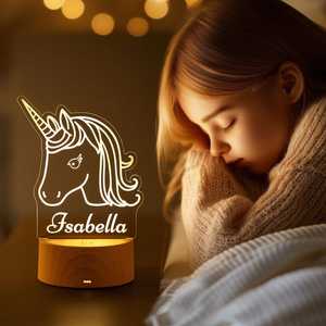 Lámpara LED Acrílica 3D con Diseño de Animales Navideños, Base de ABS, Lámpara de Noche para Niños, Lámpara de Mesa, Decoración para Fiestas de Cumpleaños - Product Image 3