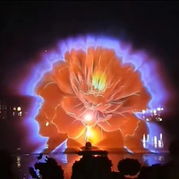 3D-Wassertanz-Musik-Laser-Wasserbildschirm-Film-Fontänen-Show