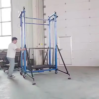 Hochwertiger selbst fahrender Mini-Gerüst lift mit einer Kapazität von 300kg Stahl konstruktion Drahtseil schlinge für die Minen industrie