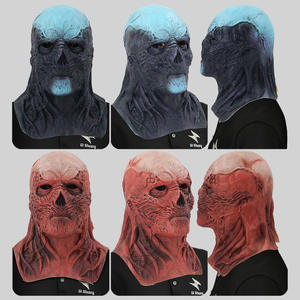 BAIGE personnalisé casque intégral casque d'<span class=keywords><strong>horreur</strong></span> effrayant masque en Latex effrayant enfer monstre démon fête masque accessoires pour Tv & Film - Product Image 4