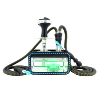 Chicha en acrylique en forme de réservoir, style arabe, pour deux personnes